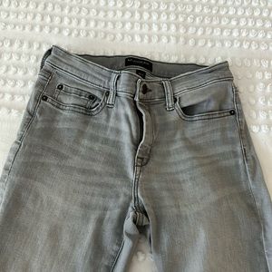 Banana republic factory grey skinny jeans